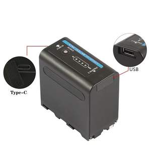 13400mAh NP-F990 배터리 Yongnuo Godox LED 비디오 라이트 배터리 소니 카메라 USB 유형 C 충전 포트 - Product Image 3