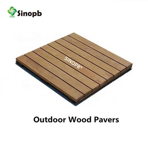 Dalles de terrasse en bois d'extérieur résistantes aux intempéries : Teck de Birmanie, Kempas, Merbau, IPE, Cumaru - Product Image 2