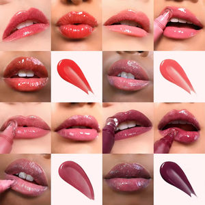 Huile à lèvres hydratante à saveur de fruits SPF personnalisée en gros, <span class=keywords><strong>baume</strong></span> brillant, huile à lèvres végétalienne, longue durée, label privé, beurre à lèvres - Product Image 5