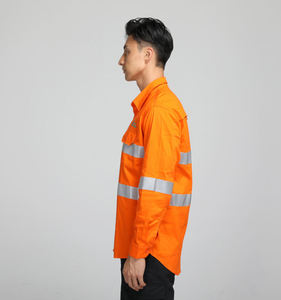 Camiseta de Seguridad de Alta Visibilidad Premium con Logotipo Personalizado Directo de Fábrica, 100% Reflectante para Hombre - Product Image 5