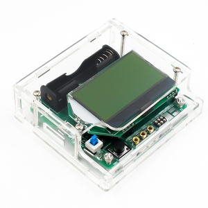 Testeur de transistors multifonction DIY MG328 avec <span class=keywords><strong>coque</strong></span> en acrylique, version 3.7V du compteur <span class=keywords><strong>ESR</strong></span> pour inducteurs et condensateurs - Product Image 4