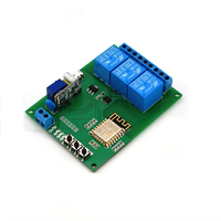 Módulo de Interruptores de Relé ESP8266-12F de 3 Canales, Controlador de Motor WIFI Inteligente, Control Remoto por Aplicación MQTT, Código de Aprendizaje Remoto