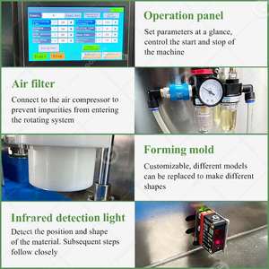 Machine automatique de fabrication de maamoul, de pressage, de pâtisserie et de moulage de pâte, machine à faire des gâteaux de lune - Product Image 3