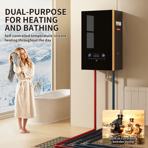 Chauffe-eau mural à eau chaude avec contrôle numérique par application, 8-20 kW, efficacité énergétique, réduit la consommation d'électricité - Product Image 4