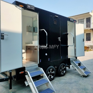 Remolque de Baño Móvil de Lujo Personalizado 2025, Baño Portátil, Inodoro para Campamento - Product Image 5