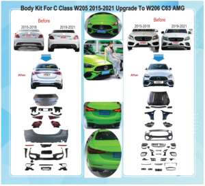 <span class=keywords><strong>C</strong></span>-CLASS W205 2015-2018 2019-2021 mise à niveau vers le lifting vers W206 classe <span class=keywords><strong>C</strong></span> <span class=keywords><strong>AMG</strong></span> <span class=keywords><strong>63</strong></span> 2023-UP pour la vente d'usine Mercedes-Benz directement - Product Image 6