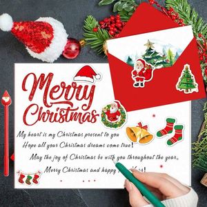 Set de Regalo Navideño de Estilo Moderno con Marca Personalizada, Cuaderno, Adhesivos, Pincel, Caja de Regalo Promocional, Impresión Tipográfica, Regalo Personalizado - Product Image 4