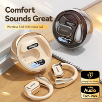 Miniso MS169 casque de sport sans fil BT5.4 caisson de basses monté sur l'oreille avec son HiFi extensible AI traduction écouteurs casque