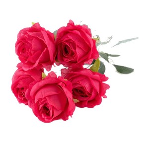 Bouquet de roses artificielles Wen Hope, fleurs en soie multicolores pour la décoration de la maison, Saint-Valentin - Product Image 5