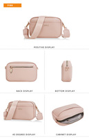 Baellerry nouveau sac à bandoulière à la mode pour femme fille grande capacité sac à bandoulière mode téléphone sac Style classique fermeture à glissière