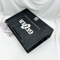 Impression personnalisée de luxe cadeau papier sac à provisions emballage en gros sacs en papier avec votre propre logo pour les vêtements petite entreprise