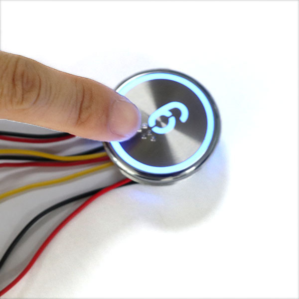 Latest Best Quality Light Reflection Lift Replacement Touchless No Touch Round Elevator Button