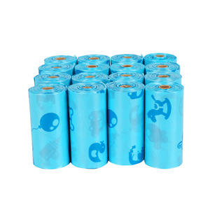 Sacs de <span class=keywords><strong>recharge</strong></span> pour couches jetables EPI+HDPE avec distributeur de capsules gratuit pour sacs <span class=keywords><strong>poubelle</strong></span> ménagers, 16 rouleaux - Product Image 5