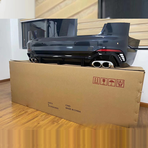 ชุดกันชนท้ายรถยนต์แบบ S4 <span class=keywords><strong>A4</strong></span> B9กันชนหลังชุดตัวปลายท่อไอเสียสำหรับรถ <span class=keywords><strong>Audi</strong></span> <span class=keywords><strong>A4</strong></span> S4 2017 2018 <span class=keywords><strong>2019</strong></span> ABT ชุดกันชนหลังรถยนต์ - Product Image 2
