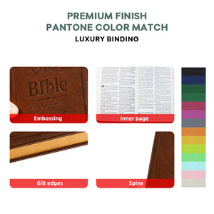 Fabricant de confiance, couverture personnalisée, impression de livres religieux, léger, prix compétitif, Bible sacrée - Product Image 2