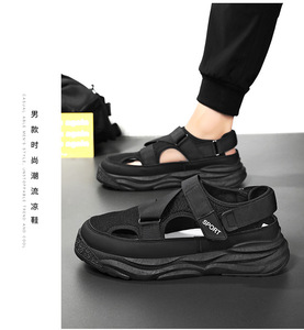 Sandalias ligeras de verano para exteriores para hombre con suela gruesa, correas ajustables para uso durante todo el día, estilo antideslizante, <span class=keywords><strong>Sketchers</strong></span>, nuevo zapato para hombre - Product Image 6