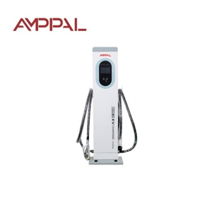 Carica EV AC 44KW IP54 stazione di ricarica Touch Screen per auto elettriche con 5m cavo di pavimento in piedi - Product Image 2