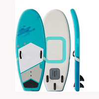 Planche de Surf en carbone/aluminium + feuille d'aile + feuille gonflable cerf-volant de Surf pour le SKI de Surf