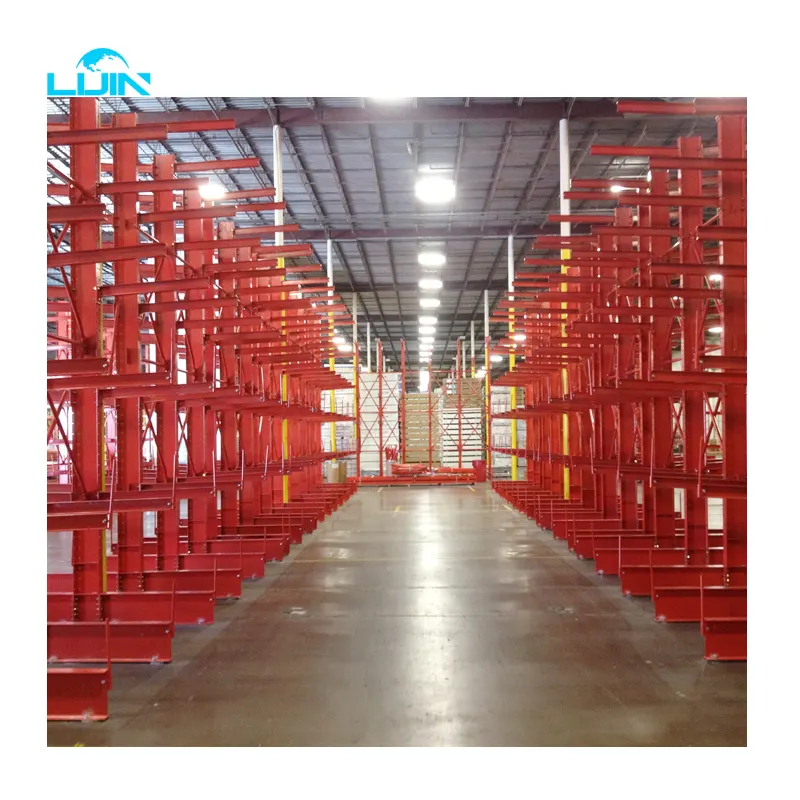 Adjustable Heavy Duty Cantilever Rack Storage Warehouse For One Ton Bulk