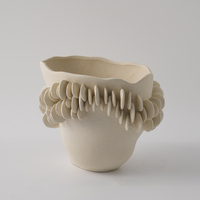 Vase à fleurs en porcelaine blanche Aile d'ange, glaçure mate de luxe, fait à la main, étanche, qualité lourde, décoration de mariage à domicile, fleurs modernes