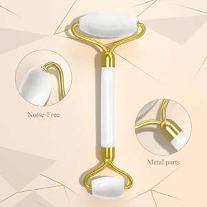 Ensemble <span class=keywords><strong>de</strong></span> rouleaux <span class=keywords><strong>de</strong></span> <span class=keywords><strong>jade</strong></span> et outils <span class=keywords><strong>de</strong></span> massage facial Gua Sha personnalisés avec logo, pour réduire les poches et les rides, cadeau SPA pour femmes - Product Image 4