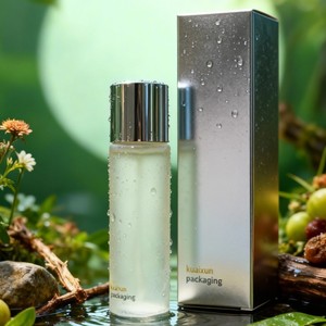 Botella de Spray con Pulverizador Fino de Vidrio Iridiscente y Perlado para Tónico, Humectante, Agua, Maquillaje, Envase Cosmético Universal - Product Image 5