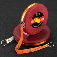 Ruban à mesurer en PVC souple, 20/30/50/100 mètres, mesures métriques et impériales, épaisseur de la lame de 0,14 mm et largeur de 12,5 mm