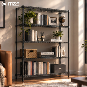 MZG Custom Modern Metal Wire <b>Shelving</b> Rack-4-Layer Standing Type Multifunction for Bathroom Wardrobe 1400 Lbs Capacity - Product Image 1