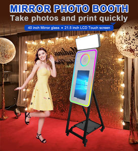 Miroir magique interactif de haute qualité avec écran tactile, cabine <span class=keywords><strong>photo</strong></span> pour selfie, machine photobooth pour diverses activités - Product Image 6