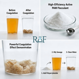 Polyacrylamide PAM, produit chimique pour le traitement des eaux usées et la déshydratation des boues - Product Image 2
