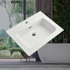 ORTONBATH Trên Truy Cập Tủ Phòng Tắm Bát Đơn Nhỏ Phòng Tắm Nhựa Gel Coat Đá Nhân Tạo Tay Vanity Rửa Lưu Vực - Product Image 6
