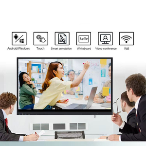 65inch LED Digital DIsplay Android 4k Smart TV Board Interactive Touch Screen Electronic Whiteboard for Meeting Room Teaching Di - Product Image 1