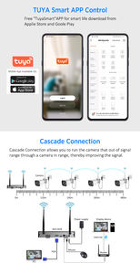 Tuya 4CH 4 canales 2MP 1080 1080P WIFI IP CCTV cámara de seguridad inalámbrica 4 canales DVR NVR SISTEMA DE al aire libre - Product Image 4