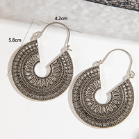 Pendientes Colgantes Bohemios ChuYao para Mujer, 23 Piezas, Aleación de Zinc, Joyería con Diseño Floral, Regalo, Venta al Por Mayor Personalizada