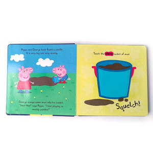 Impression personnalisée Livres tactiles amusants pour enfants <span class=keywords><strong>à</strong></span> couverture rigide Livre en carton pour lecture d'histoires avec toucher et sensation Livre en carton pour enfants - Product Image 3