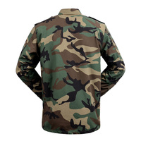Uniforme de camouflage jungle BDU tactique d'assaut, unisexe, respirant, en coton et polyester, anti-UV, ignifuge, résistant aux déchirures, OEM