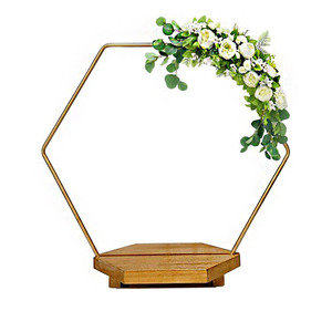 Support de décoration de gâteau en fer chaud, décoration de table de mariage, arche de ballons et fleurs, ornements de fleurs de mariage pour table - Product Image 4