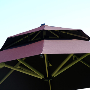 Sombrilla Grande para Exteriores, Sombrilla Romana con Soporte para Jardín, Sombrilla de Aluminio en Cantilever para <span class=keywords><strong>Patio</strong></span> y Playa - Product Image 6