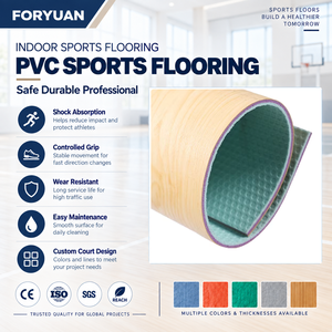 Rollo <span class=keywords><strong>de</strong></span> Suelo Deportivo <span class=keywords><strong>de</strong></span> PVC Texturizado <span class=keywords><strong>de</strong></span> 6 mm Resistente al Agua y a los Arañazos, para Proyectos <span class=keywords><strong>de</strong></span> Gimnasios y Pistas Deportivas - Product Image 1