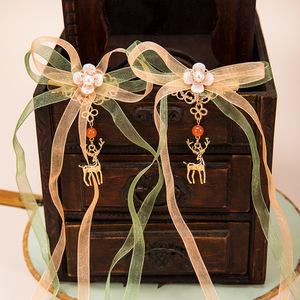 Accesorios para el cabello de estilo antiguo, pinzas para el cabello Yao Yao, con diseño de ciervo divino, accesorios retro etéreos para Hanfu, bonitos. - Product Image 4