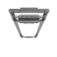 Séchoir à linge électrique intelligent rétractable et pliable en aluminium avec télécommande et commande vocale pour maison et balcon