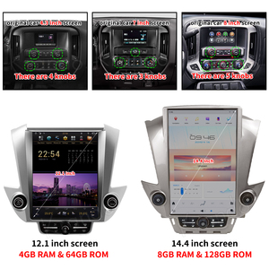 Krando 12.1 "cảm ứng đầy đủ màn hình dọc xe đài phát thanh <span class=keywords><strong>Android</strong></span> 12.0 đơn vị đứng đầu cho GMC Yukon Chevrolet Tahoe ngoại ô 2015-2017 - Product Image 6