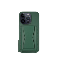 Sarung dompet ponsel motif bambu, tempat kartu TPU mewah untuk iPhone 7 Plus desain baru yang dapat dilepas