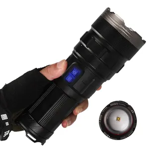 Super Bright 30W 1500m 2000lumens Rechargeable Hunting Lantern L Long Range Torch Light Waterproof Micro USB Flashlight Tactical