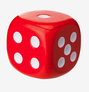 Boules anti-stress personnalisées en forme de dés, jouets de compression promotionnels pour jeux, avec logo imprimé, plusieurs couleurs, cadeau en gros - Product Image 1