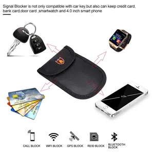 Gran oferta RFID GPS Bloqueo de señal <span class=keywords><strong>coche</strong></span> Kay funda bolsa bloqueador de señal ignífugo impermeable Faraday bolsa para llave de <span class=keywords><strong>coche</strong></span> <span class=keywords><strong>teléfono</strong></span> móvil - Product Image 6