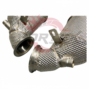 Tuberías de Escape Térmicamente Blindadas Vortex para Porsche Panamera 971 Turbo GTS 4.0T con Capa de Aislamiento Térmico de Alta Temperatura y Bridas CNC - Product Image 3