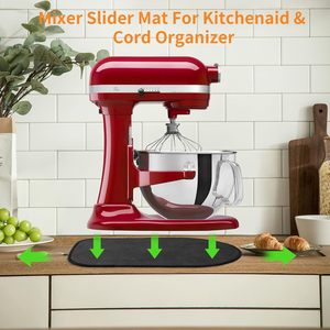 Tapis antidérapant pour batteur mélangeur, compatible avec les batteurs sur socle <span class=keywords><strong>KitchenAid</strong></span> 5-8 Qt Bowl-Lift et Pro 600 - Product Image 3