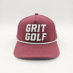 Gorra de Golf Impermeable de 5 Paneles de la Colección Premium, Logotipo Bordado Personalizado, MOQ Bajo, Acabado Sin Costuras, Transpirable - Product Image 4