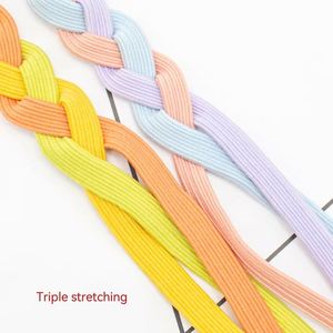 Polyester & Rubber Shoelace Webbing <b>Elastic</b> High Tenacity Thick Durable Narrow Use on Shoes - Product Image 5